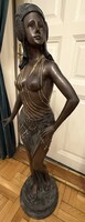 “Art Deco táncos” , bronz szobor(120cm)