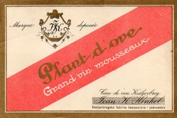Boros címke: "Plant d'ore" Hinkel.