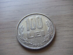 100 Lei  1992     Románia  A képen látható állapotban