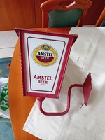 Vintage Large Amstel Beer Lamp