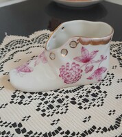 Herendi Aponyi mintás porcelán kiscipő