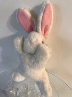 NYÚL - PLÜSS  - 23 x 13 cm - EXTAPUHA - NÉMET - EXKLUZÍV  - GYŰJTEMÉNYBŐL - HIBÁTLAN