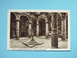Képeslap (31) - Olaszország - Firenze - Palazzo Vecchio 1930-as évek - (9x14 cm)