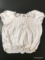 BLÚZ - LÁNY - H & M - ANGOL - váll - 11 cm - hossz - 24 cm - PAMUT - HIBÁTLAN
