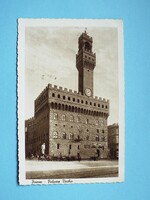 Képeslap (31) - Olaszország - Firenze - Palazzo Vecchio 1930-as évek - (9x14 cm)