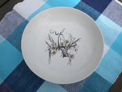 Rosenthal német kézzel festett porcelán tál. Bjorn Wiinblad Átmérője 18 cm.