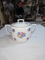 Régi német porcelán cukortartó