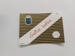 Extra Rubin italos címke 0.2 l -  MAGYAR ÁLLAMI PINCEGAZDASÁG BUDAFOK