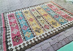 Gyapjú KILIM SZŐNYEG - 170x250 cm
