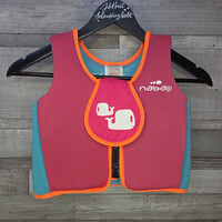 Decathlon Nabaiji pink-kék gyerek mentőmellény, M