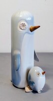 Art deco Aquincumi porcelán pingvinek Ősz Szabó Antónia tervező ALKUDHATÓ
