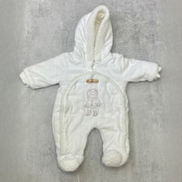 Dirkje: Eskimo & Friends fehér unisex baba bélelt overál 62