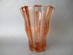 Antik, art deco váza (21 cm)