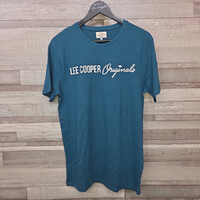 Lee Cooper kék rövidujjú férfi póló, XXL