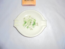 Hollóházi porcelán hamutál, hamutartó