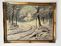 Neogrády László Havas táj 60x80 cm