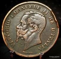 Olaszország 5 Centesimi, 1861 Verdejel ''M'' - Milánó C03C2