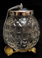 DT/594 – Vintage jégkockahűtő golyó bronzkanállal