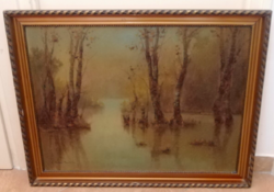 László Pántl Csabai - Landscape 60 cm x 80 cm