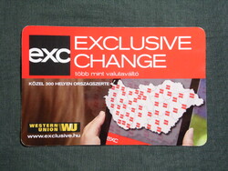 Kártyanaptár,Exclusive Change,Western Union valutaváltó, 2018  (5)