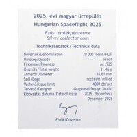 Magyarország,20000 forint 2025 PP - Kapu Tibor - Certifikáció