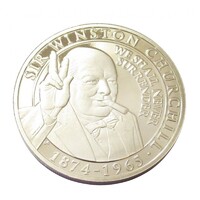 Gibraltár,half crown 2015 PP - Sir Winston Churchill aUNC+ nikkel