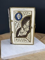 Antik 1890 körüli ritka Német imakönyv , Budapesti kiadásban