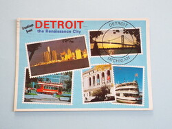 Képeslap (32) - USA - Detroit mozaik 1980-as évek