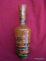 Gorka Géza hosszúnyakú váza , 32,5 cm , szép állapot , nem restaurált , viszonylag ritkán látható fo