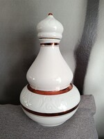 Henneberg likőrős porcelán palack