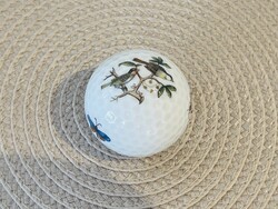 Rare! Herendi Rotschild Pattern Porcelain Golf Ball