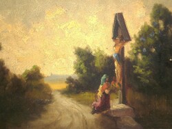 (K) Pásztor Lajos (1909-1939) : Útszéli keresztnél