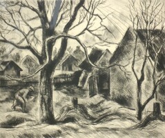 (K) Iván Szilárd (1913 – 1988) : Kertben