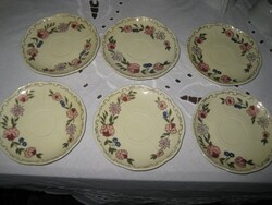 Zsolnay  kis tányér készlet    6 db , átmérő . 11,2 cm
