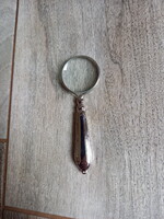 Szép régi fém nagyító (9,6x3,2 cm)