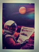 Új Űrhajós téma levelezőlap (748)