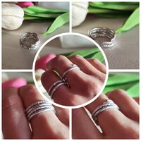 "Duó” Kézműves Gyűrűszett – Ragyogó, Variálható Unisex Design - Új
