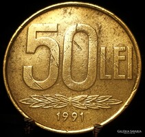 Románia 50 Lej, 1991 C11D2