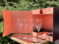 CHAMPAGNE CLUB -Laurent-Perrier Cuvée Rosé Limited Edition Gift Box – 4 kristály pezsgőspohárral