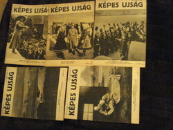 10 db I. világháborús Képes Ujság 1915-ből