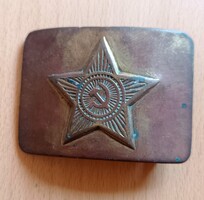 Soviet Military Brass Belt Buckle, No Clasp