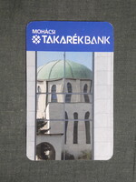 Kártyanaptár,Mohács Takarékszövetkezet,Bank, 2019  (5)