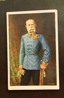 1898 HABSBURG FERENC JÓZSEF MAGYAR KIRÁLY EREDETI ÉS KORABELI SZÍNES KÉPESLAP