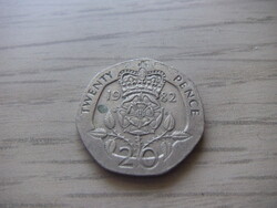 20  Penny  1982   Anglia   A képen látható állapotban
