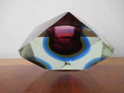 Large Sommerso Artist Glass, Murano