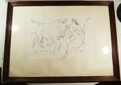 Reich, Bull and Girl