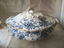 Doulton Burslem angol porcelán fedeles tál
