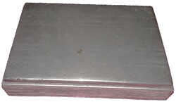 Antik asztali fém ezüstözött alpakka szivar tartó belül osztott fa dísz doboz  16 X 12 X 4 cm