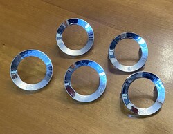 5 DB RETRO, KRÓM SZÍNŰ KOMÓD, FIÓK FOGANTYÚ EGYÜTT 5.5 CM