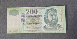Karoly Róbert 200Ft  2007,  FB magas sorszám